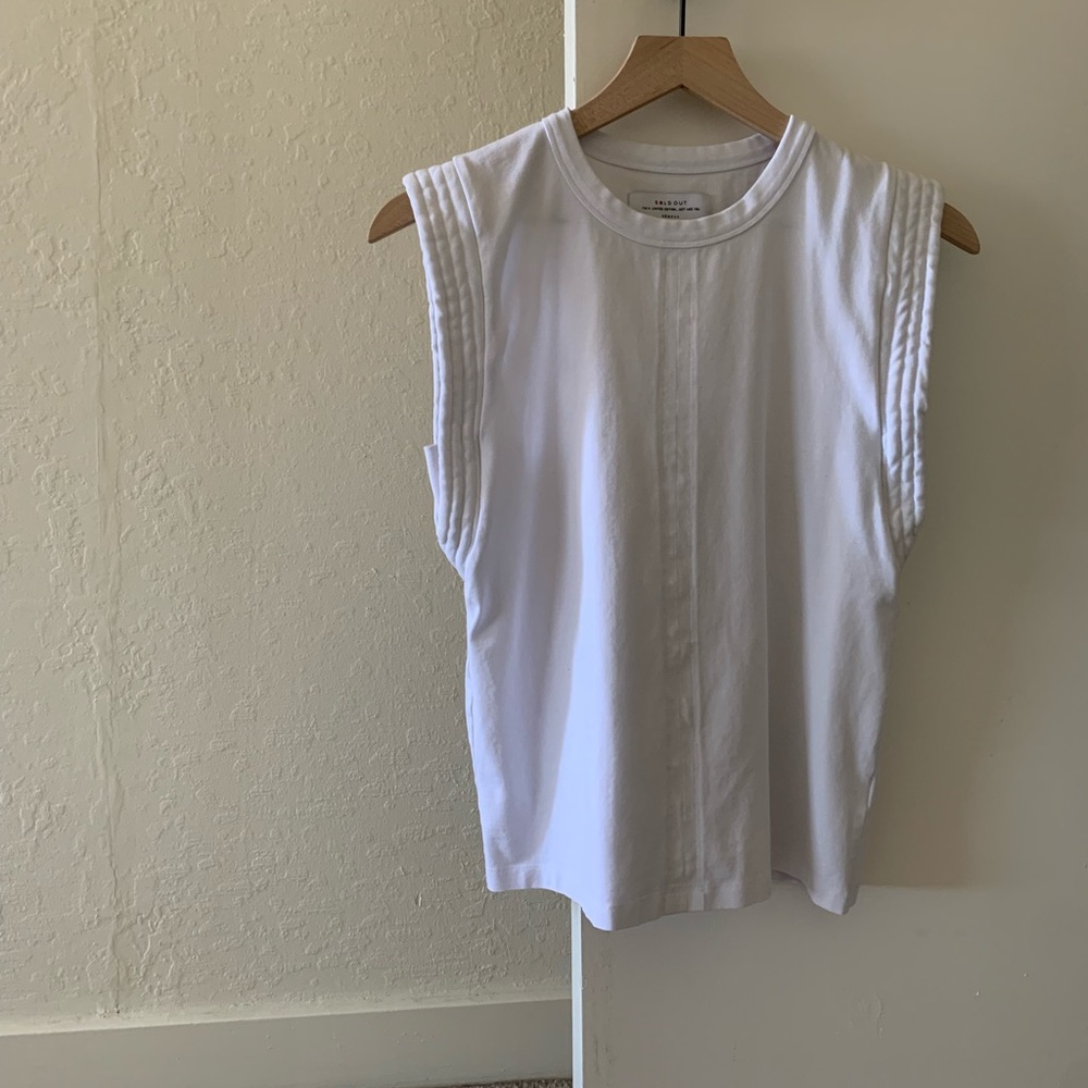 Soldout.NYC - Gimme That Shoulder Tee (White)